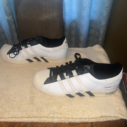 Adidas A0QM Superstar Sneaker Shoes GX6025 Size 11.5 Men's