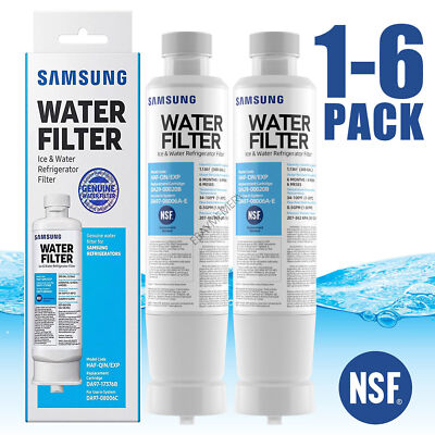 2/4/6Pack DA29-00020B Samsung HAF-CIN/EXP Refrigerator Water Filter Replacement