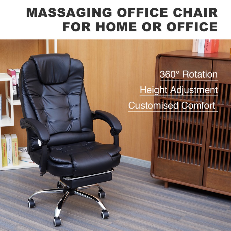 Massage Reclining Swivel Office Chair Desk Computer Gaming C