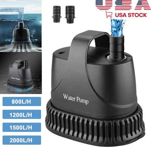 210-530 GPH Submersible Water Pump Aquarium Fish Tank Pond Fountain Hydroponics