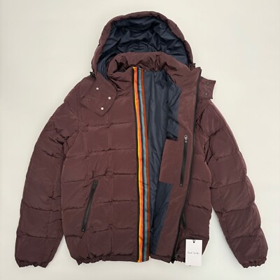 PAUL SMITH Hooded Down Jacket Puffa Coat Puffer | RRP £800.00 | X-LARGE 'XL'