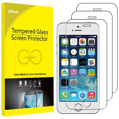 Screen Protector for iPhone SE 2016 (Not for 2022/2020), iPhone 5s/5c/5, 3-Pack