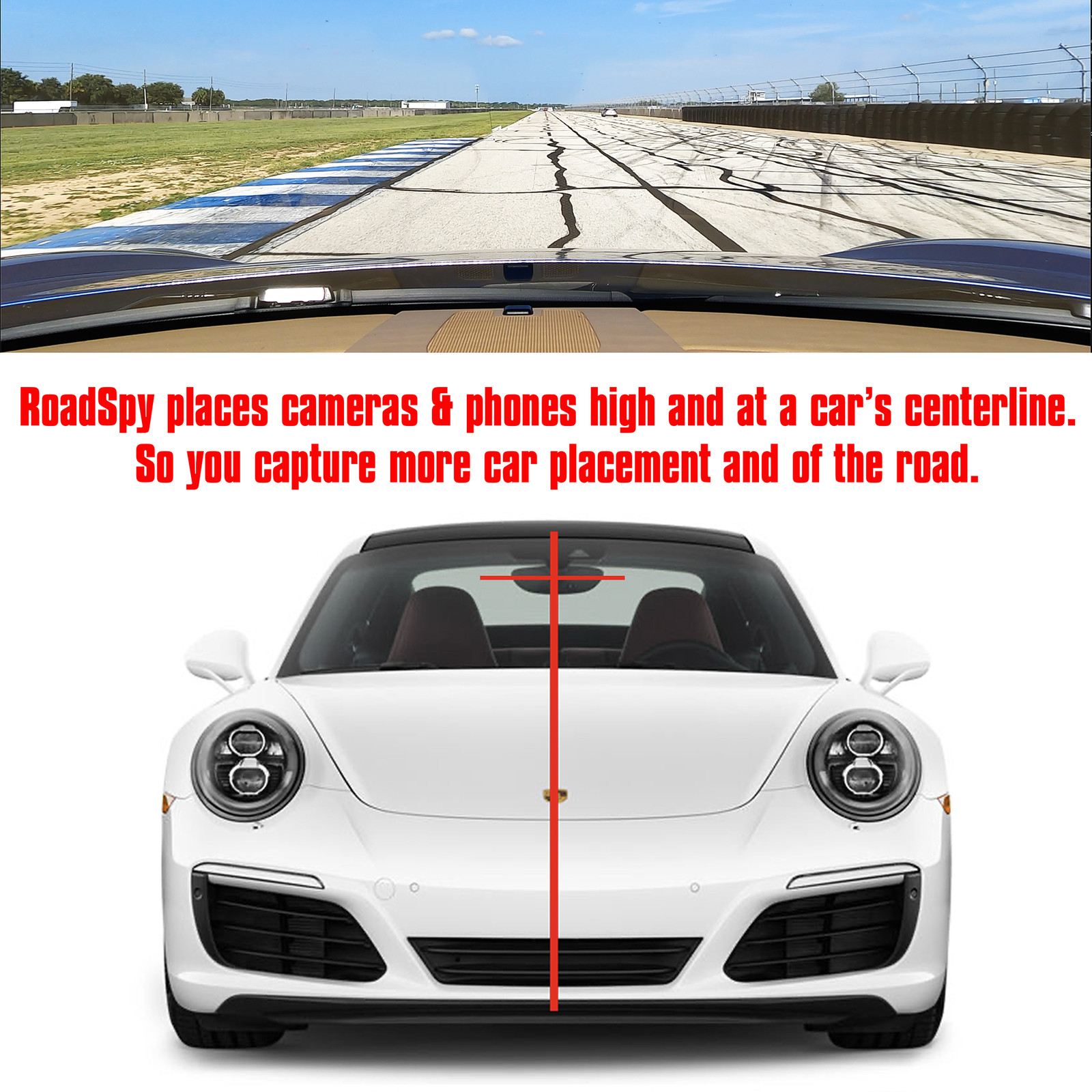 RoadSpy SUPERMOUNT RS1 for PORSCHE 911 BOXSTER CAYMAN Camera GoPro Phone Mount - Picture 5 of 12