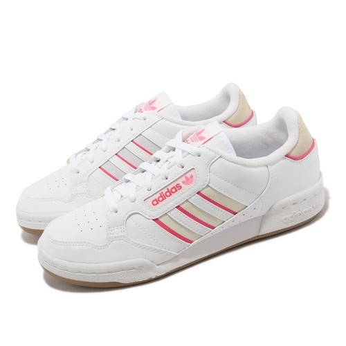

Adidas Originals Continental 80 Stripes J White Pink Kids Women Casual GY9349, Белый, Continental 80 Stripes J