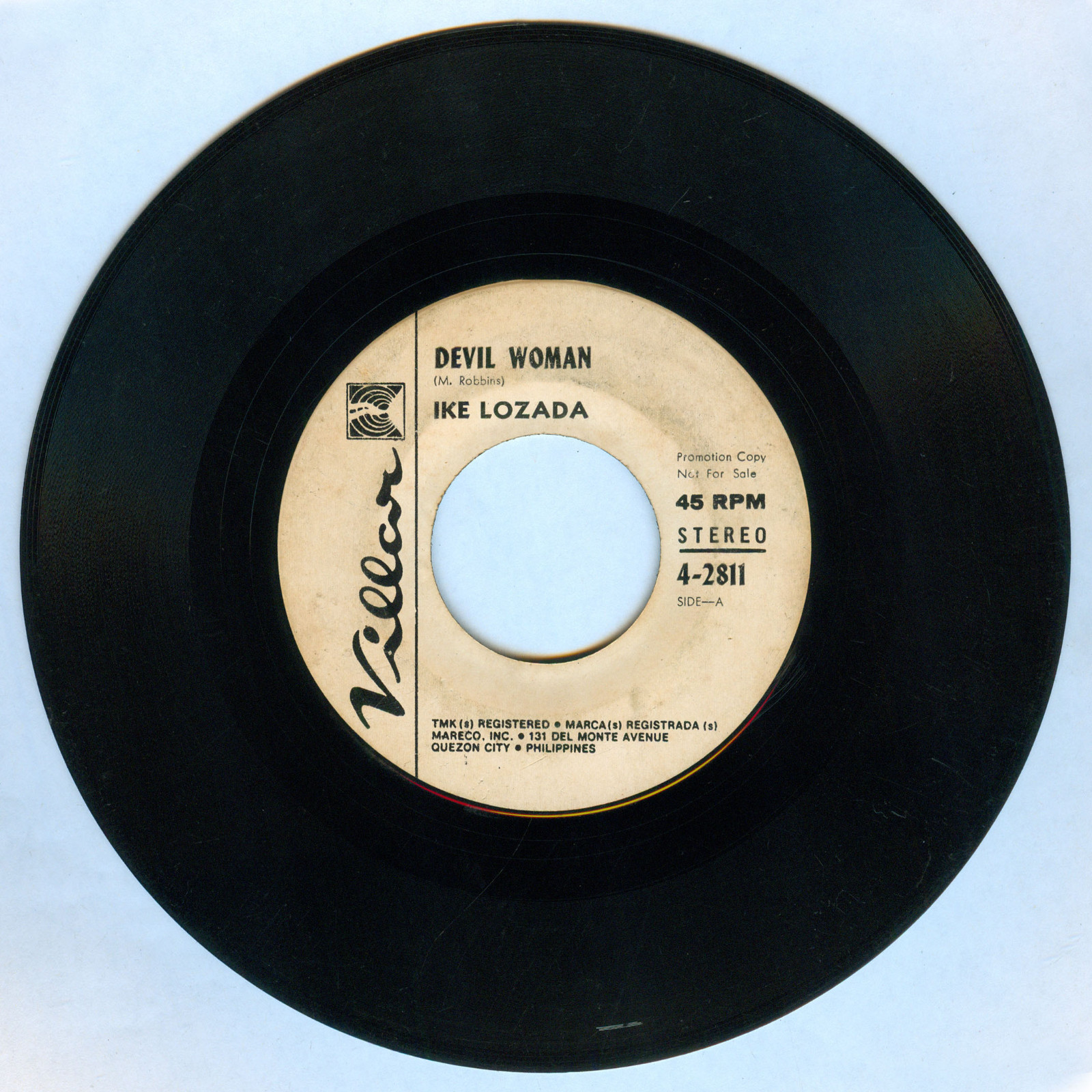 Philippines IKE LOZADA Devil Woman / Calendar Girl OPM 45 rpm