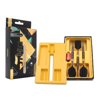 CUESOUL JIHO S1 22g Steel Tip 90% Tungsten Dart Set with Titanium Coated
