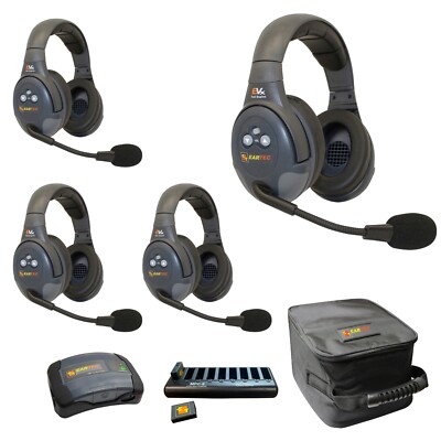 Eartec EVADE EVX-CM Light Industrial Duplex Lot Wireless Dual Headset with C-Mod
