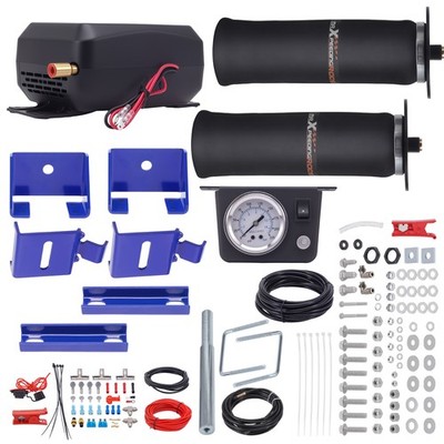 Air Suspension Kit + Air Shock Compressor Kit for Dodge W150 Pickup 1977-1993