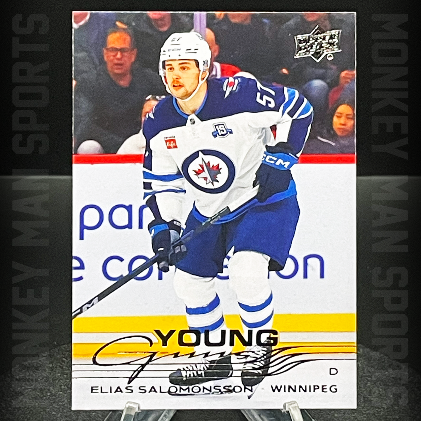 2025-26 Extended - Elias Salomonsson Rookie RC - YOUNG GUNS #736 JETS MINT
