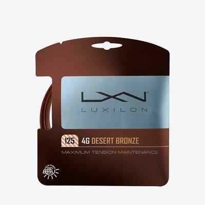 Luxilon 4G Desert Bronze 17 Gauge 1.25mm Tennis String