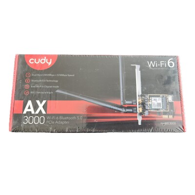 AX3000 Dual Band Wi-Fi 6 PCI Express Adapter with Bluetooth | Cudy model WE3000