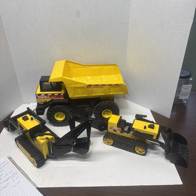 Vintage 1999 Tonka Construction Themed Toys  Lot Of 3 Items 