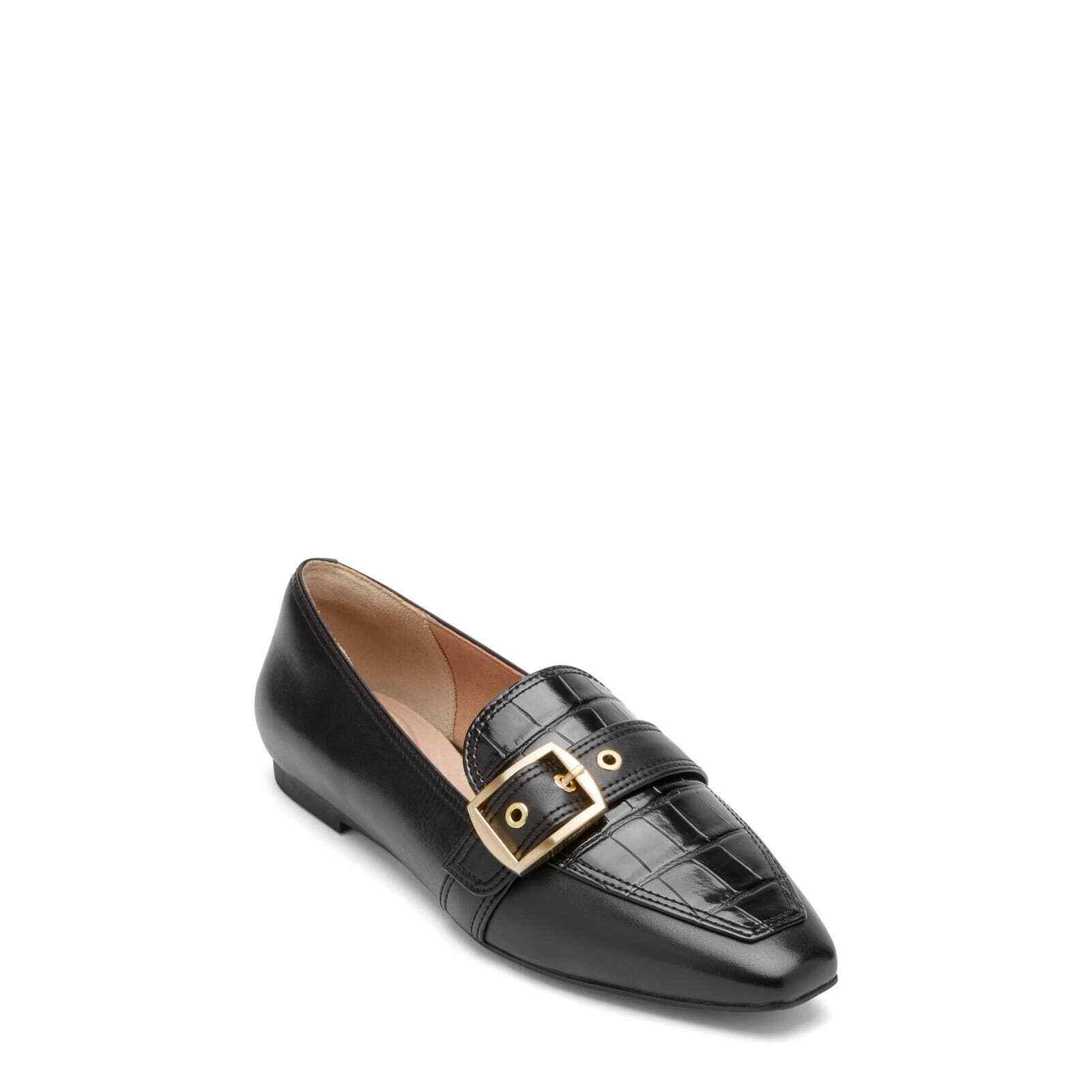 

Черные кожаные женские лоферы Rockport Total Motion Laylani, США 5,5, Черный