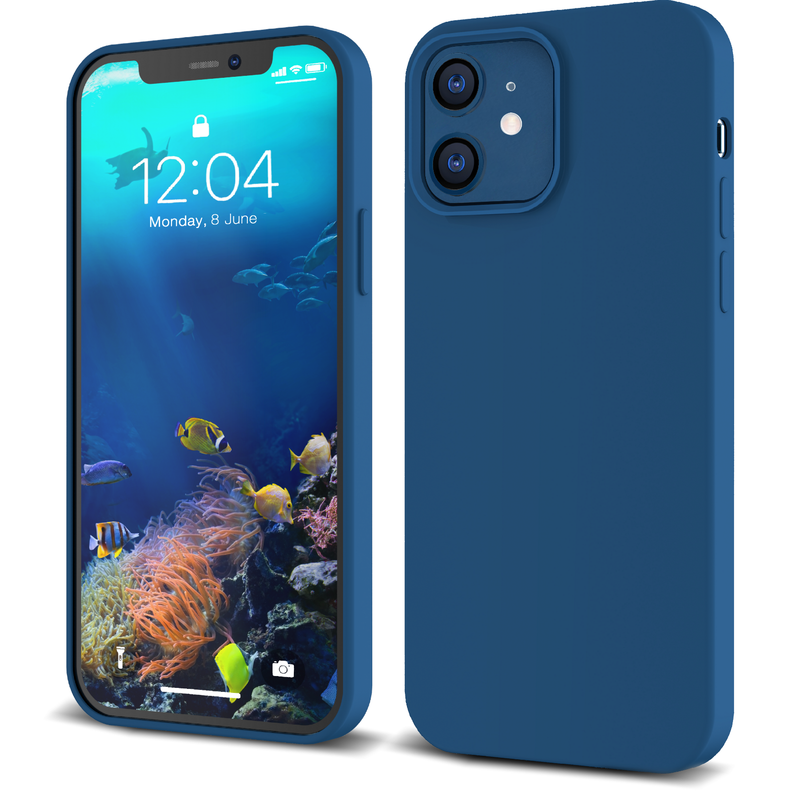 For Apple iPhone 12 Mini Silicone Thin Shockproof Case