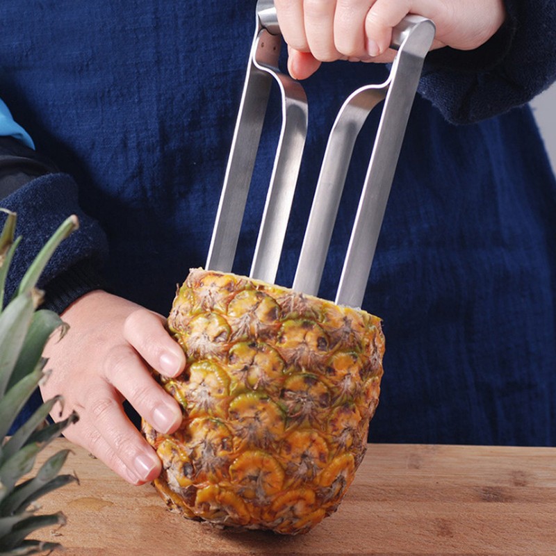 Pineapple Corer Slicer Cutter Eye Peeler Fruit Stainless Steel Tool