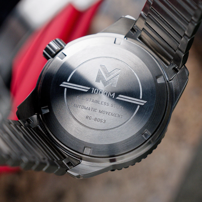 RGMT RGMT ALL BRITE AUTOMATIC STAINLESS STEEL WRISTWATCH RG-8053-33