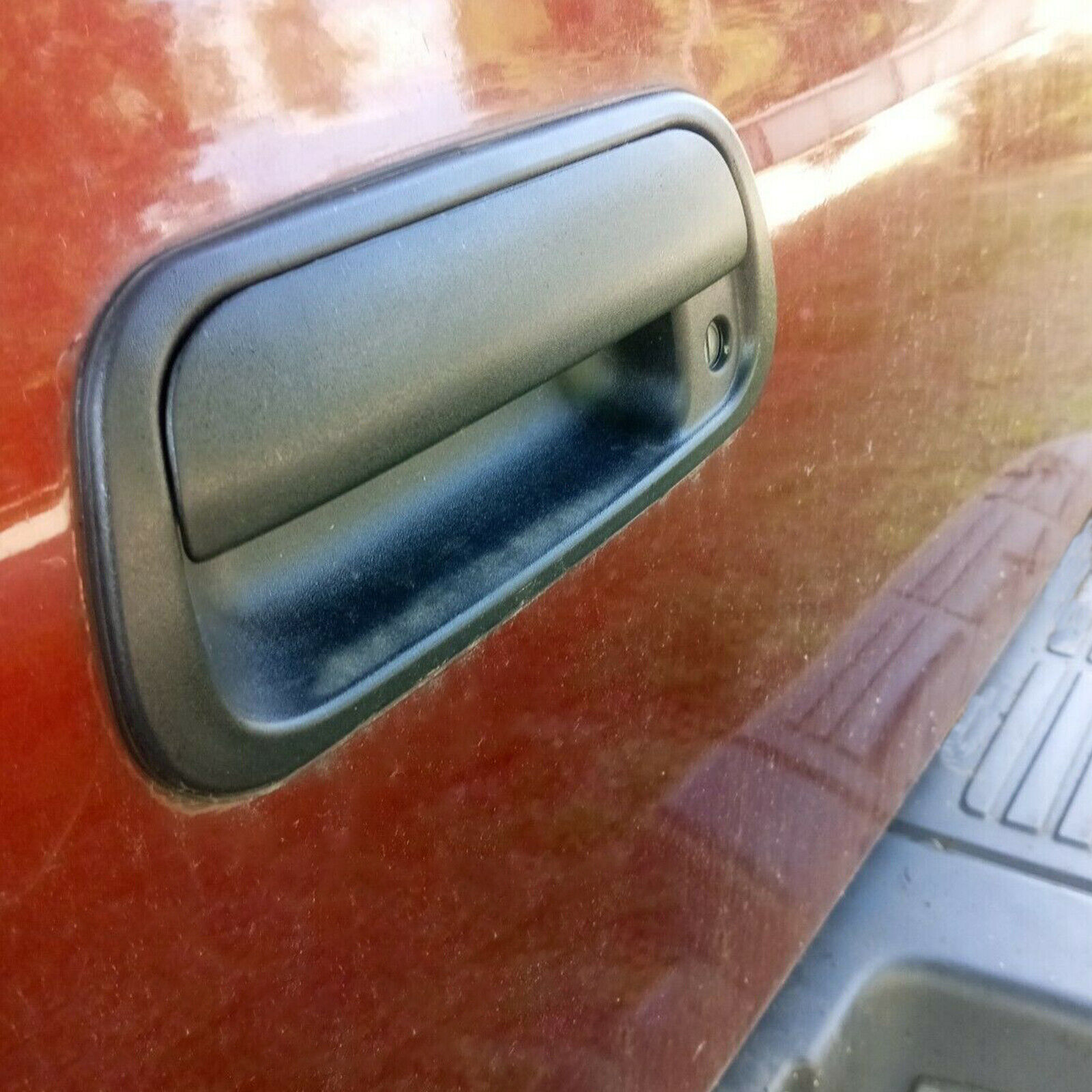 FAERSI Tailgate Handle Rear Liftgate Latch Door Handle with Keyhole