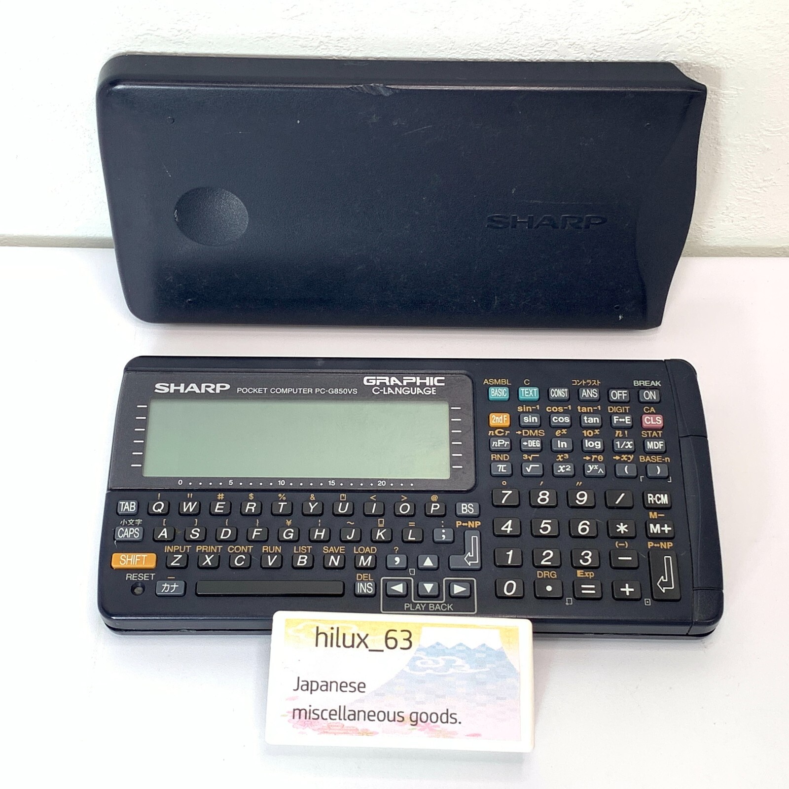 SHARP Pocket computer PC G850VS vintage Function Calculator SHARP Pocket computer PC G850VS vintage Function Calculator