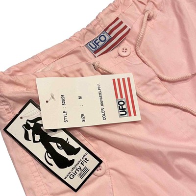 NWT Deadstock Vintage Y2K UFO Rave pants Original Girly fit in pastel pink