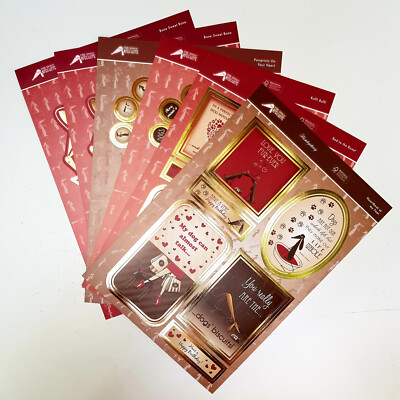 Hunkydory Heartbeat To My Feet Making Kit Die Cut Toppers, Decoupage & Cardstock