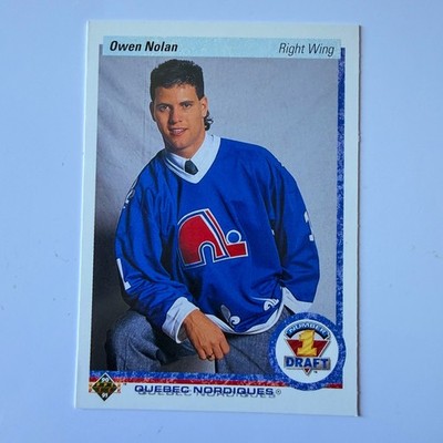 1990 Upper Deck Hockey #352 Owen Nolan RC Checklist