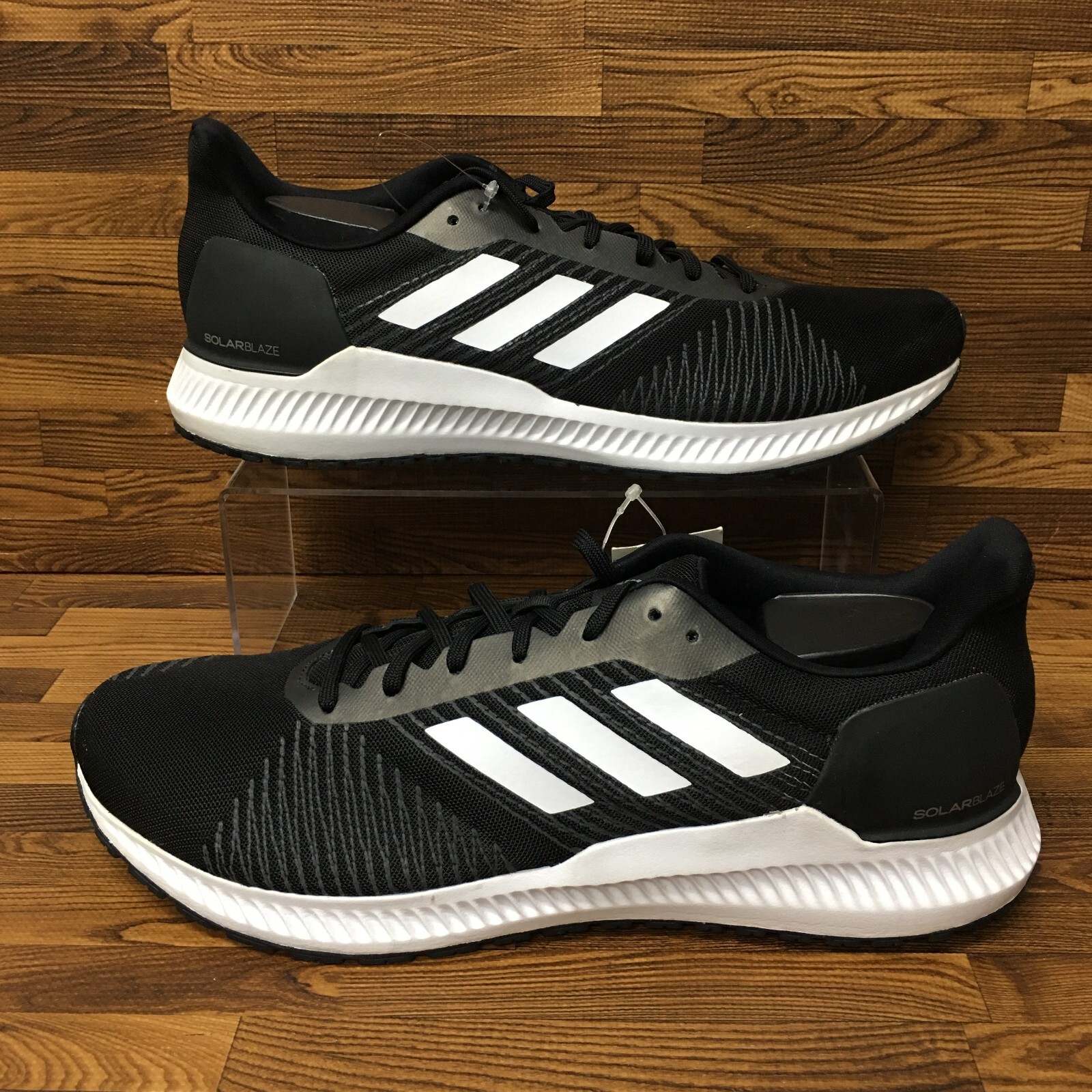 

Adidas Solar Blaze (мужской размер 13) Черные кроссовки для бега Спортивные кроссовки, Черный, adidas Solar Blaze