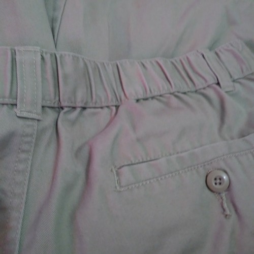 Puritan Men's 36 Shorts Elastic Back Waist Pleated Front Side Front Pockets