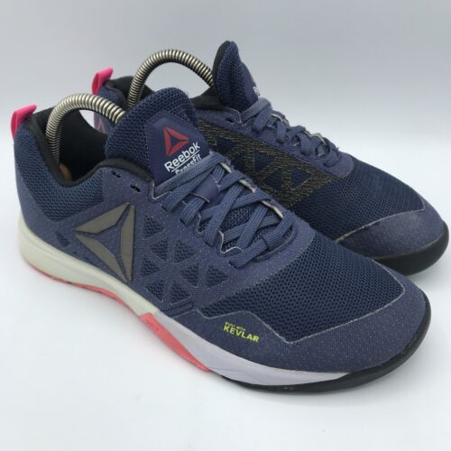 Reebok Crossfit Nano 6 Training Shoes Blue Pink AR3301 Womens Size 8 Lace Up | eBay