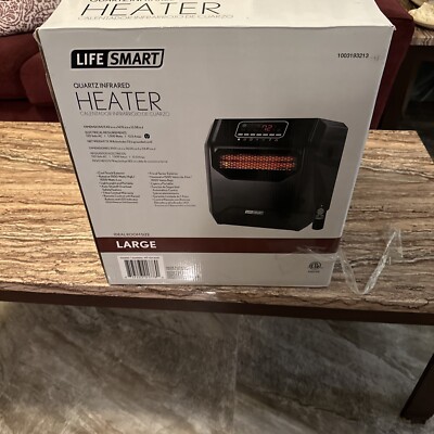 LIFE SMART Quartz Infrared Space Heater 1500-Watts HT1013US
