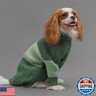 Fitwarm Color Block Turtleneck Dog Sweater, Thermal Dog Winter Clothes for Small Dogs Boy Girl, Pet Outfit, Dark Green, Mint Green, Large