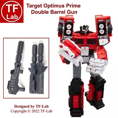 Double Barrel Gun Upgrade Kit: Target Optimus Prime Autobot Bullseye