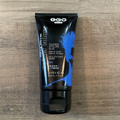 Joico ICE Hair Spiker Colorz 1.7 oz BLUE Colored Styling Glue ( NEW )