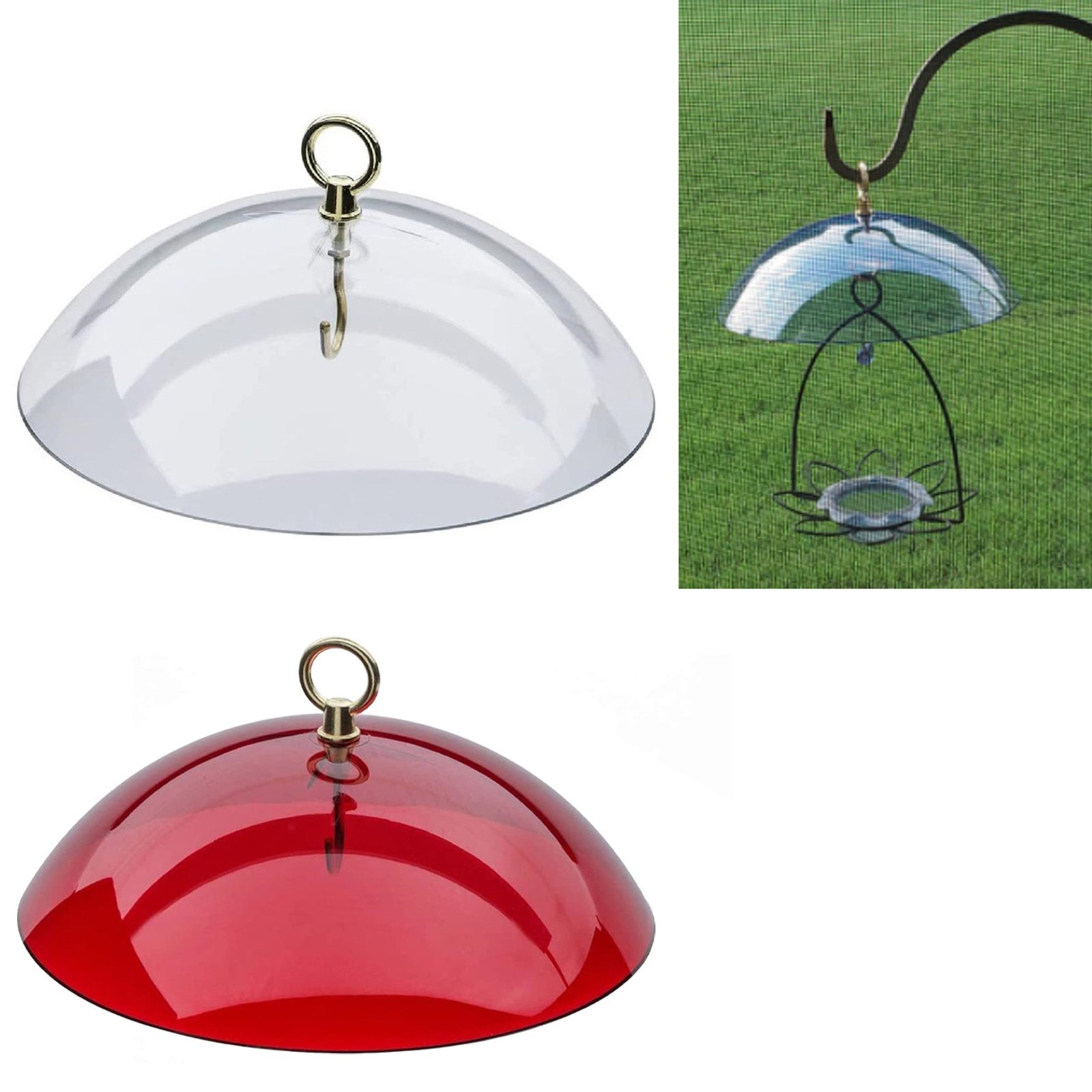 Weather Guard And Squirrel Baffle For Wild Bird Feeders