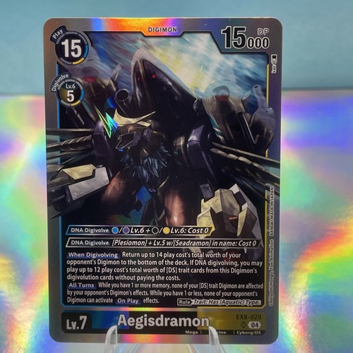 Digimon CCG Chain Of Liberation Aegisdramon EX8-029 Super