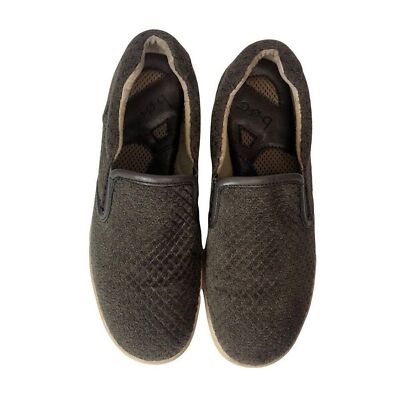B.O.C Slip On Walking Shoes Loafer Brown Fabric Mesh Casual Co...