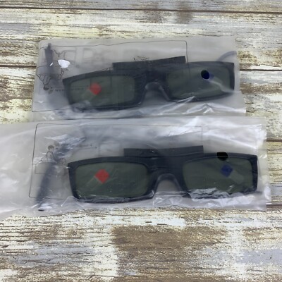 NEW Samsung 3D Active Glasses Set Of 2 SSG-5100GB Battery Included *No Box*