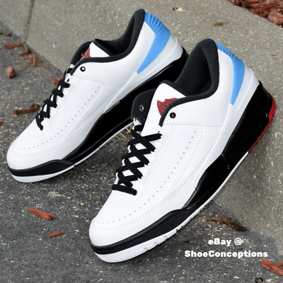 Nike Air Jordan 2/3 Shoes "UNC to Chi" White Black FD0383-104 Men's Sizes NEW