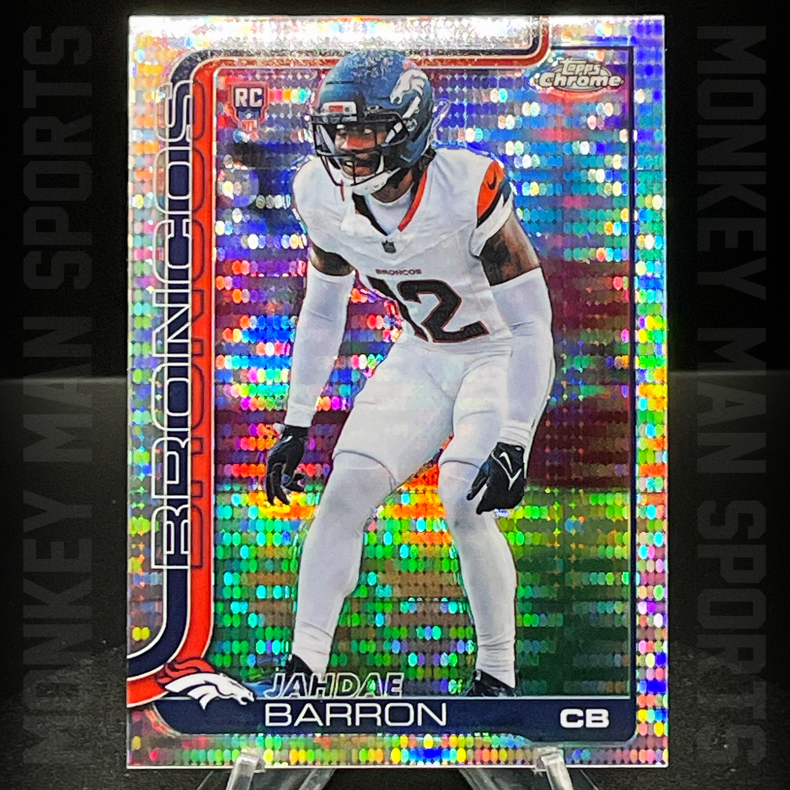 2025 Chrome - Jahdae Barron Rookie RC - #359 PULSAR REFRACTOR BRONCOS MINT
