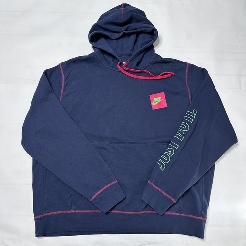 トップス 90s 00s NIKE BASKETBALL SWEATSHIRT VTG 90s 00s Nike Basketball Red Center Swoosh Hoodie