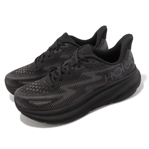 

Hoka Clifton 9 Triple Black Мужские кроссовки для бега по шоссе 1127895-BBLC, Черный, Clifton 9