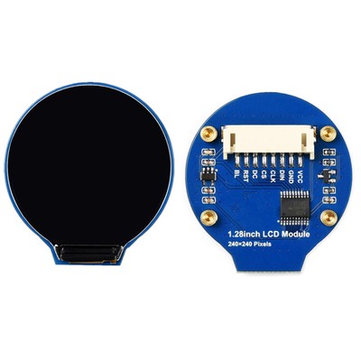 1.28in LCD Display Screen Expansion Module SPI Communication for Raspberry Pi