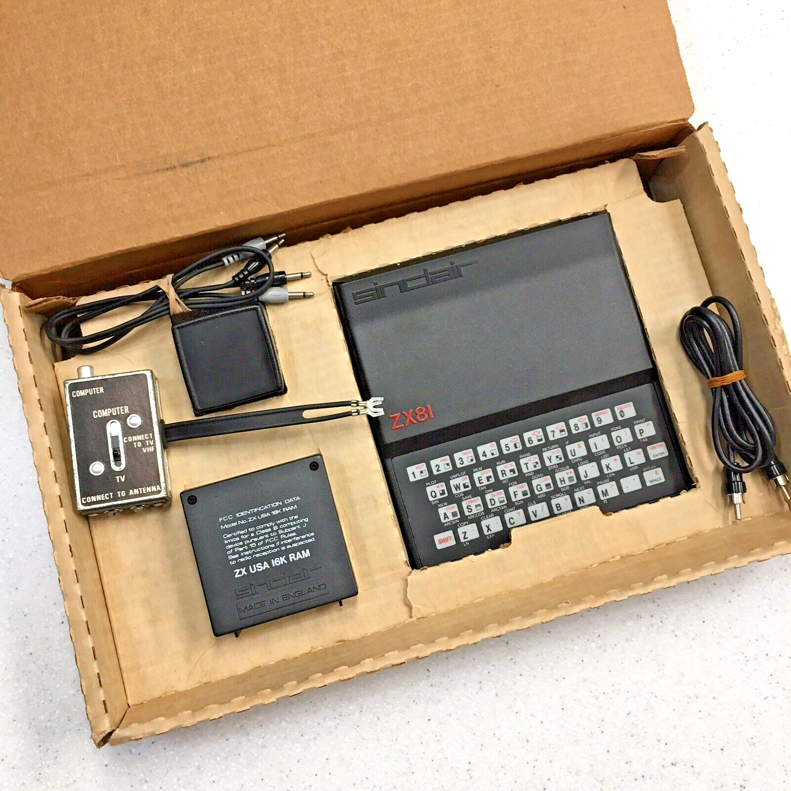 Sinclair ZX81 Timex Corp. Home Computer ZX 16K RAM Untested Vintage Lot Extras Sinclair ZX81 Timex Corp. Home Computer ZX 16K RAM Untested Vintage Lot Extras