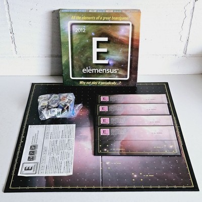 Elemensus Periodic Table Board Game 2012 by Impossible Things LTD - Read Desc