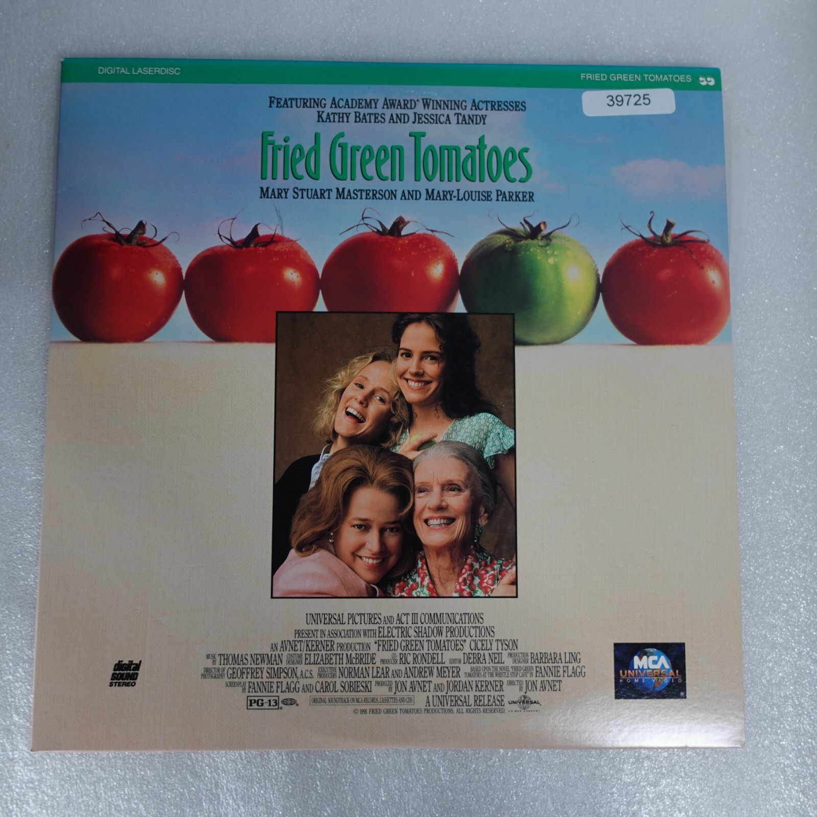 Fried Green Tomatoes Laserdisc 1991 Kathy Bates Jessica