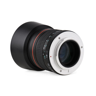 85mm F1.8 MF Large Aperture Medium Telephoto Full Frame Portrait Camera Lens