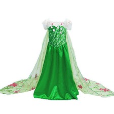 elsa green dress frozen fever