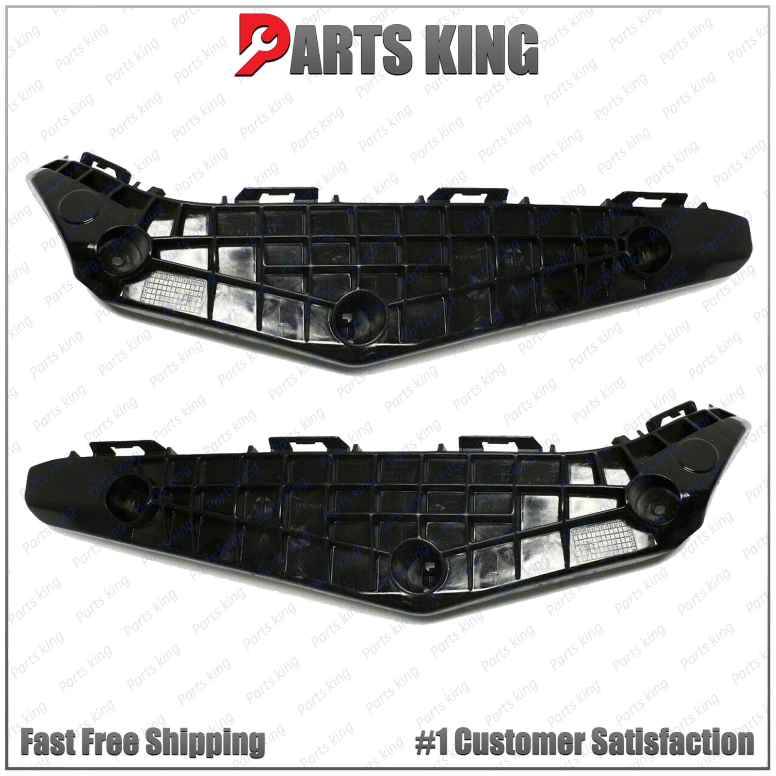 For 2011 2012 2013 Toyota Highlander Front Bumper Retainer Brackets Pair 2pc - Picture 1 of 8