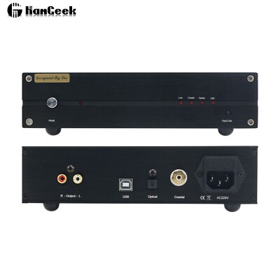 L1541DAC Gold TDA1541 DAC Decoder Support Coaxial & Optical Fiber Input+ Adapter