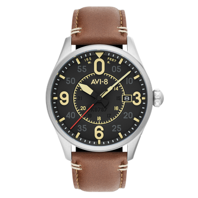 Pre-owned Avi-8 Spitfire Smith Automatic Woolston Watch - Brand
