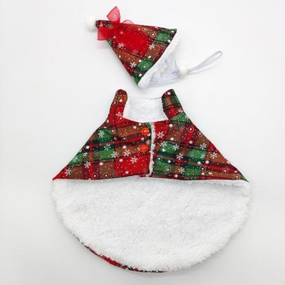 2x Dog Cat Cape with Hat Kitty Cape for Dogs Small Medium Dog Halloween